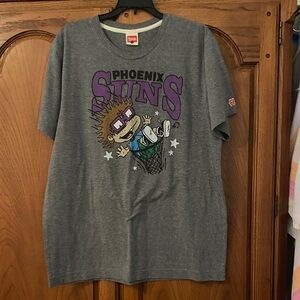 HOMAGE Latge Gray Phoenix Suns Graphic Tee 23W x 28L